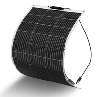 XINPUGUANG Kit de panneau solaire flexible 12V 100W, chargeur solaire à haute efficacité pour camping-car, bateau, batterie de camping 2