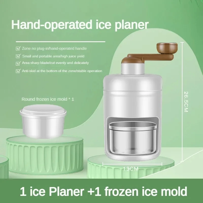 Ice Crusher Machine Electric Dual Blade Ice Crusher 200ML for Home Commercial Use