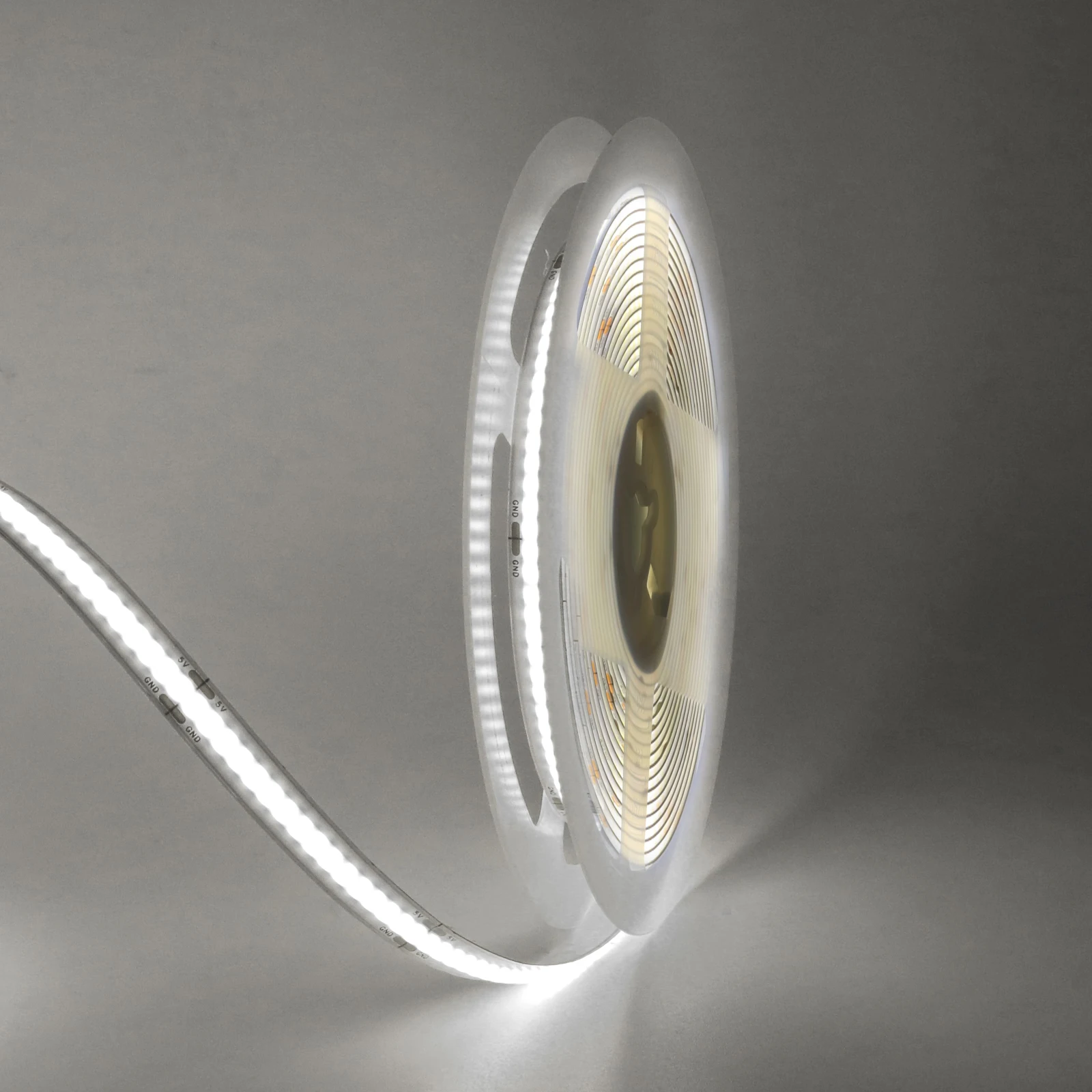 ตัวเลือกสินค้า COB LED Strip ยืดหยุ่น สีธรรมชาติ สำหรับตกแต่งห้องนอน TV Backlight