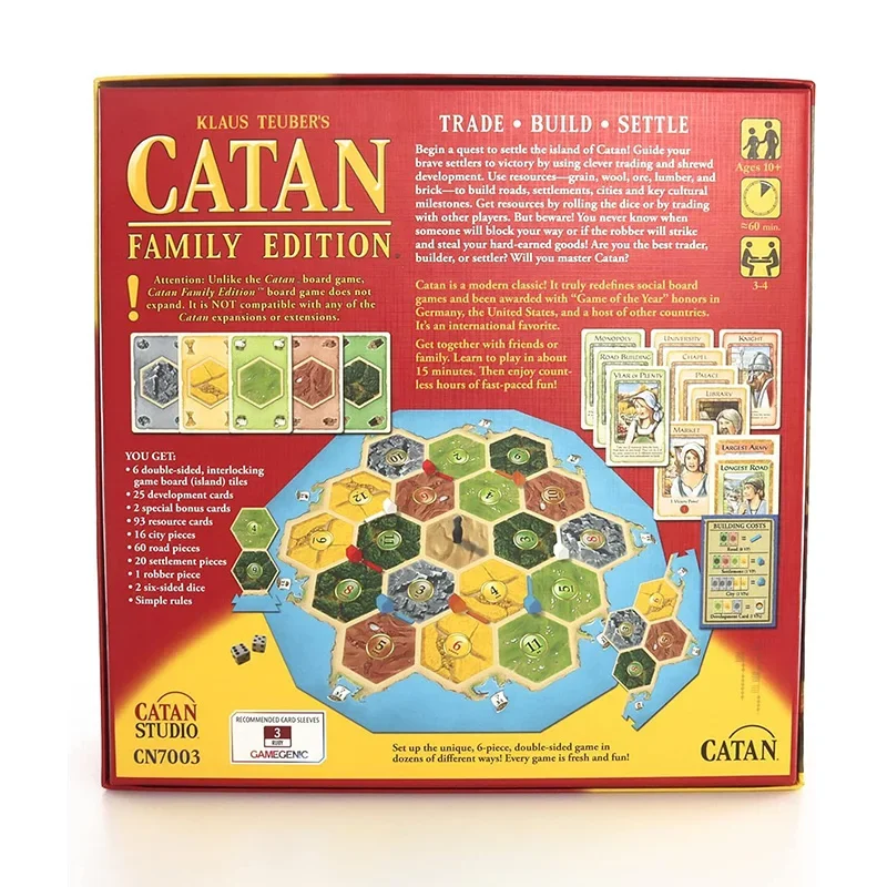 CATAN Family edition Board Game Bundle | Base Game + Seafarers + Cities & Knights | 3-4 Players | 60 Minutes Playing Time 2