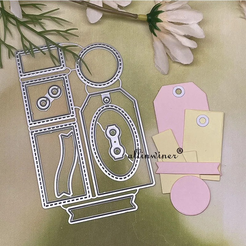 

Various shape label tags Metal Cutting Dies Stencils Die Cut for DIY Scrapbooking Album Paper Card Embossing