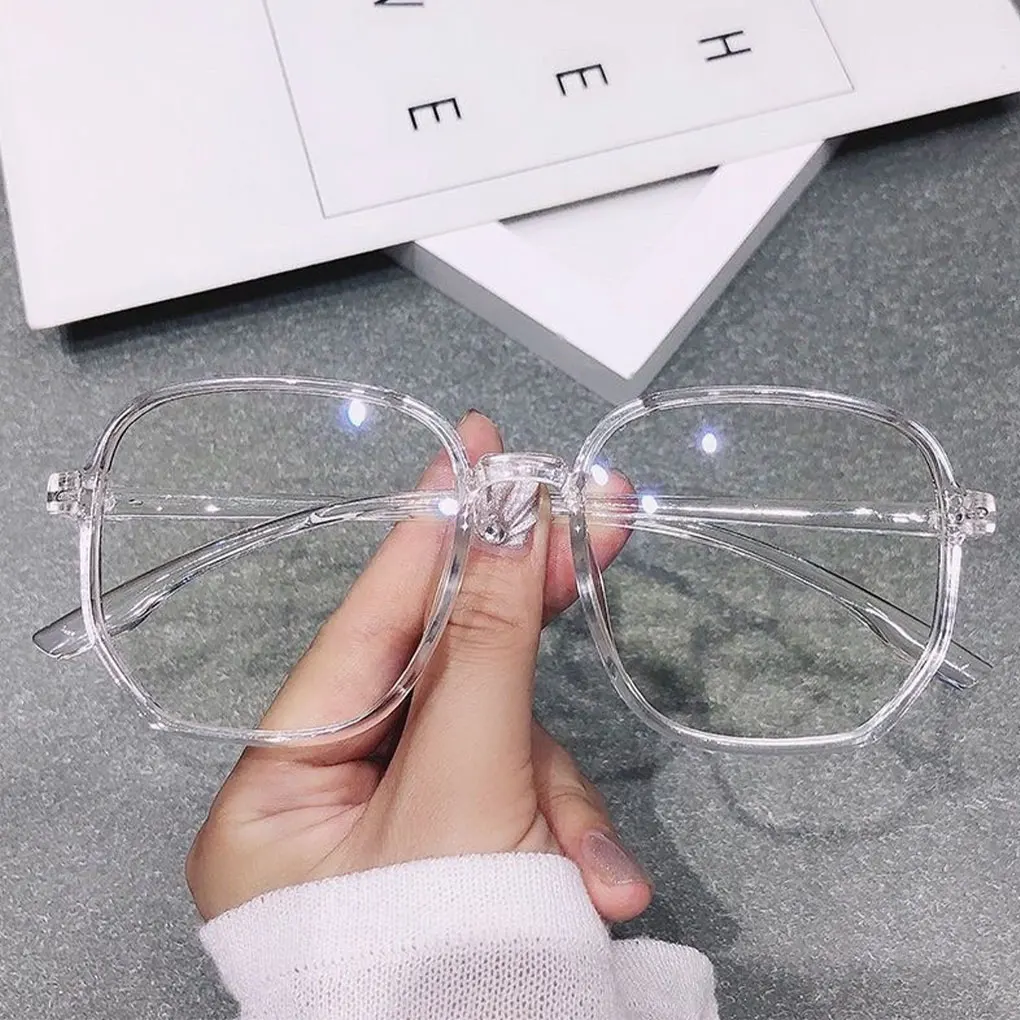 

Durable Oversized Anti Blue Light Computer Eyewear Frame For Any Gender Universal Fit PC grey
