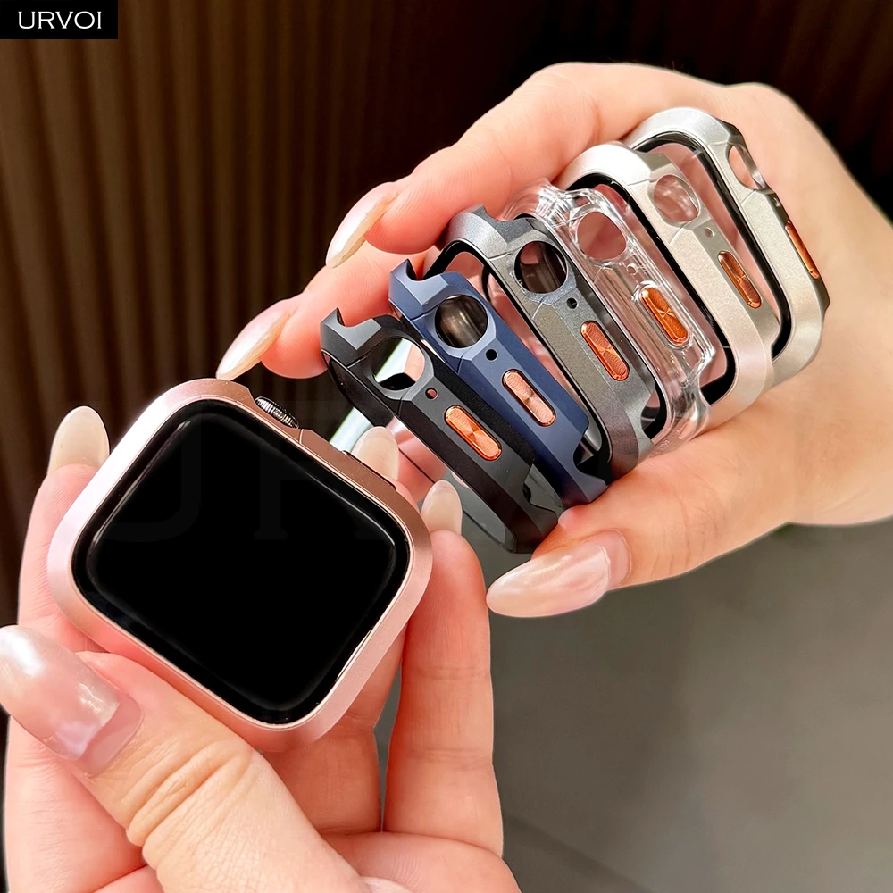 URVOI Protective Apple Watch Case with Tempered Glass Film and Anti-Scratch Bumper