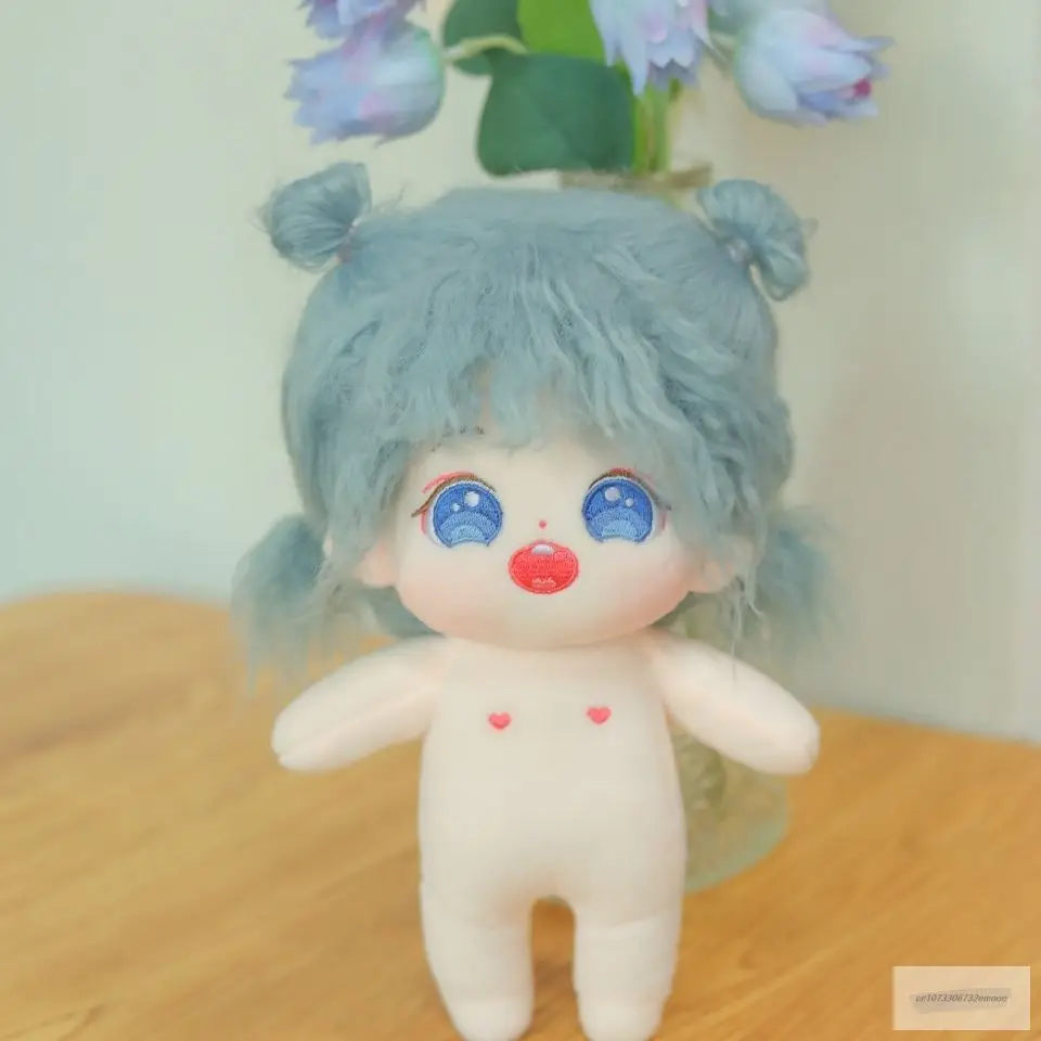 

20cm Plush Toy Clothes Korea Kpop EXO Doll Curly hair Cute Soft Duck Dolls Accessories Children's Toys Birthday Christmas Gifts