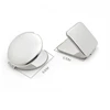 1pcs Portable Women Stainless Steel Makeup Mirror Hand Pocket Folded-Side Cosmetic Make Up Mirror Small Various Shapes 5