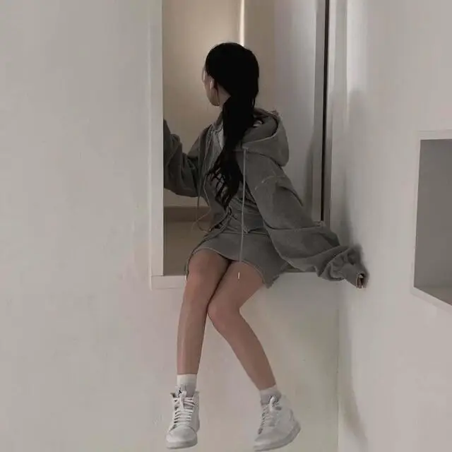 Korean CHic Corduroy Two-piece Skirt Sets Women Hoodie Crop Top Coats Bodycon Mini Skirt Autumn Winter New Outfits Casual Suit