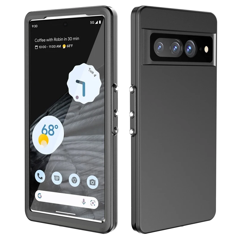 Ip68 Waterproof Dust-proof Shockproof Cases For Google Pixel7 Pixel 7 Pro 10ft Water Resistant Defender Cover Dustproof Tpu+pc