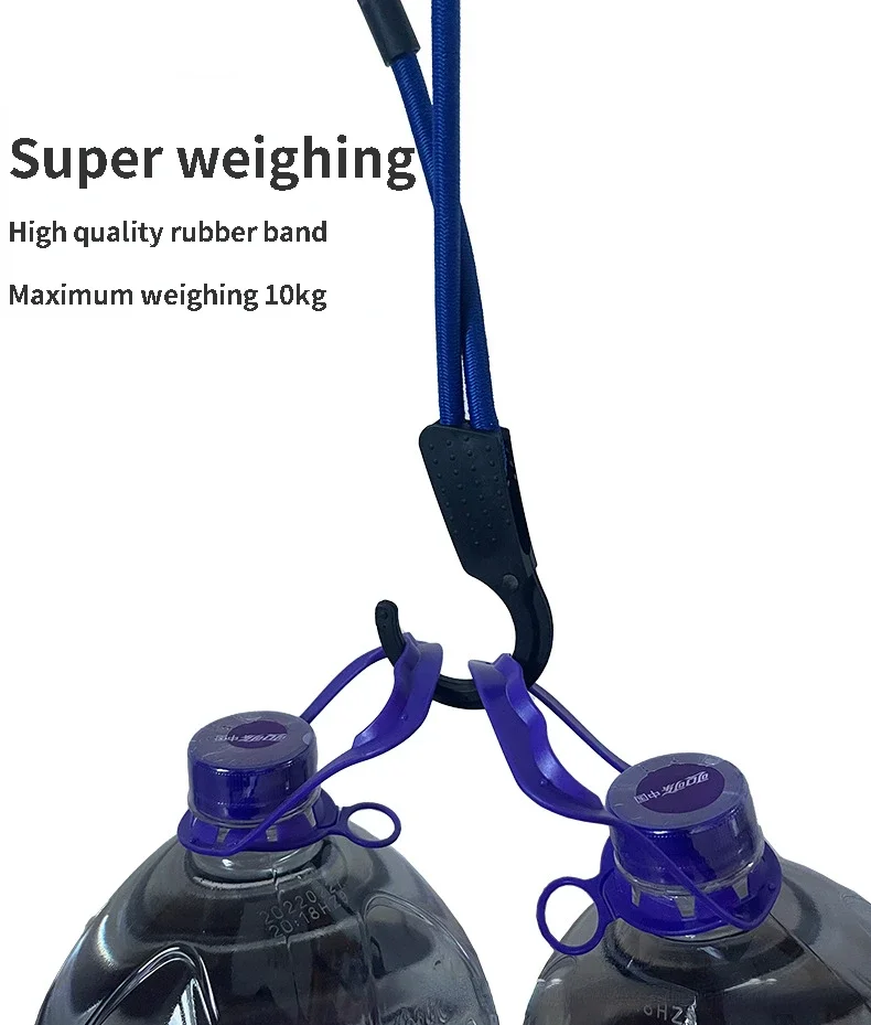 Adjustable Bungee Cord 59/118-Inch Adjustable Stretch Car Clothesline with Wide Opening Hooks for Cars Motorcycle Bikes Bag