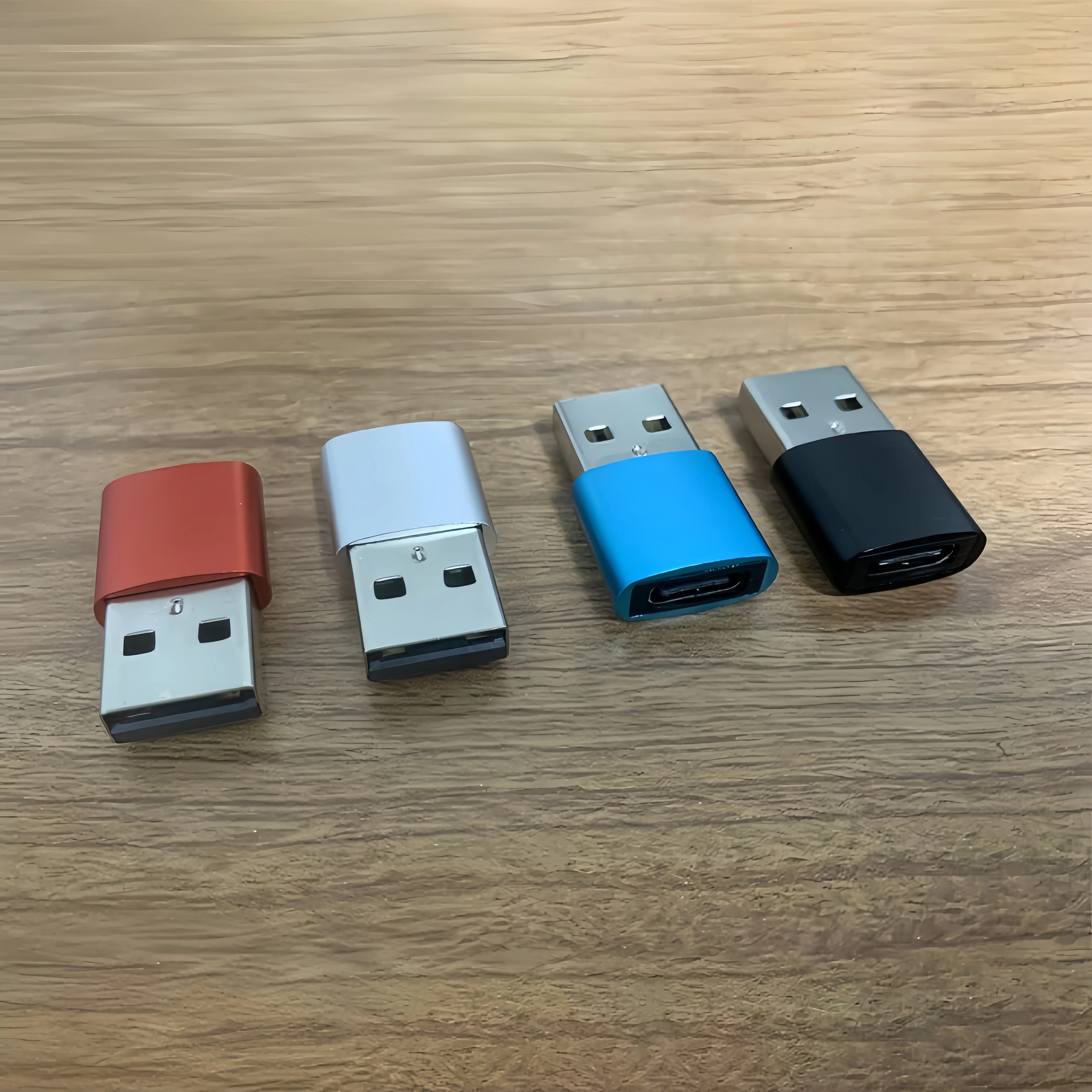2개입 USB C(암) - USB A(수) 어댑터, 아이워치 7, 에어팟, 맥북, 아이폰용 C타입 - USB A 충전 케이블 컨버터