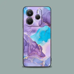 Watercolor Abstract Marble Pattern Phone Case Cover for Redmi Note 12S (ZMBLA 01)