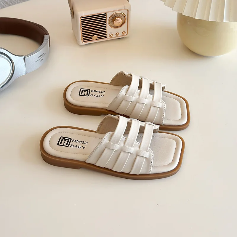 Girls Korean Style Soft Non Slip Slippers