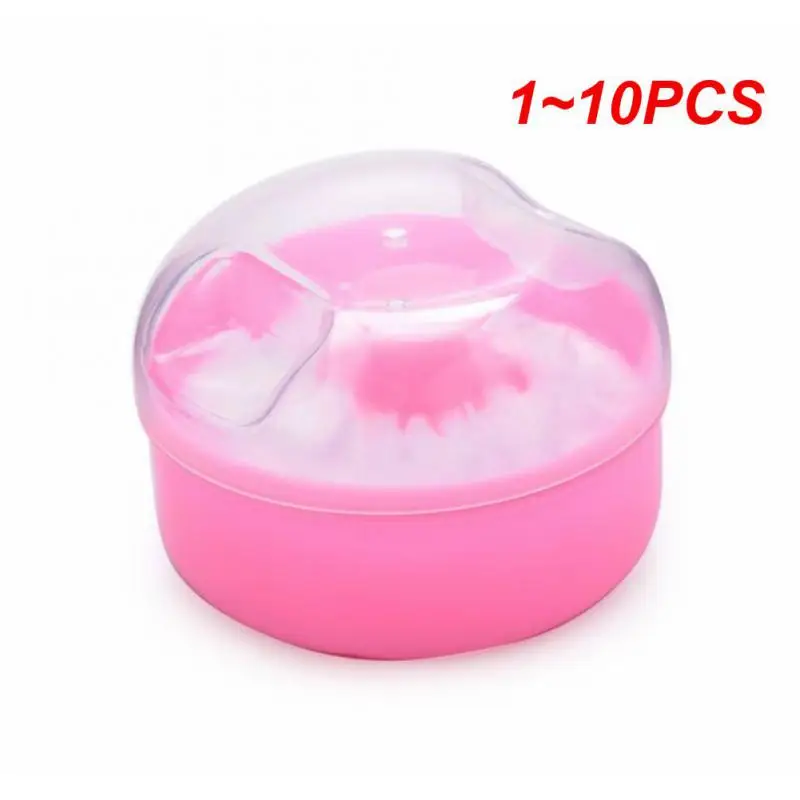 

1~10PCS New High Quality Baby Soft Face Body Cosmetic Powder Puff talcum powder Sponge Box Case ContainerWholesale