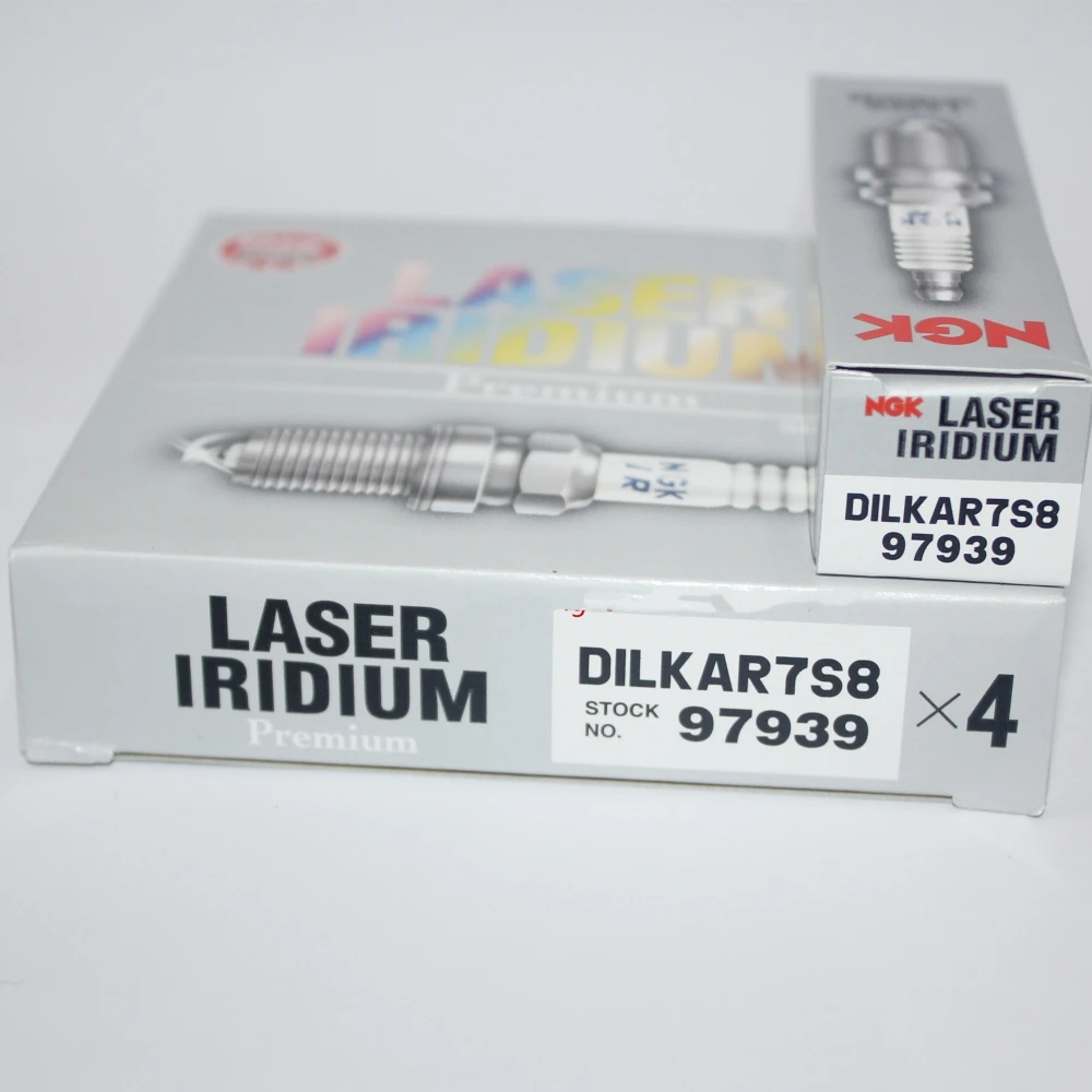 

4Pcs Brand New Laser Dual Iridium Spark Plug Candles DILKAR7S8 97939 for Toytoa C-HR Camry 2.0L M20 for Lexus UX200 F SPORT