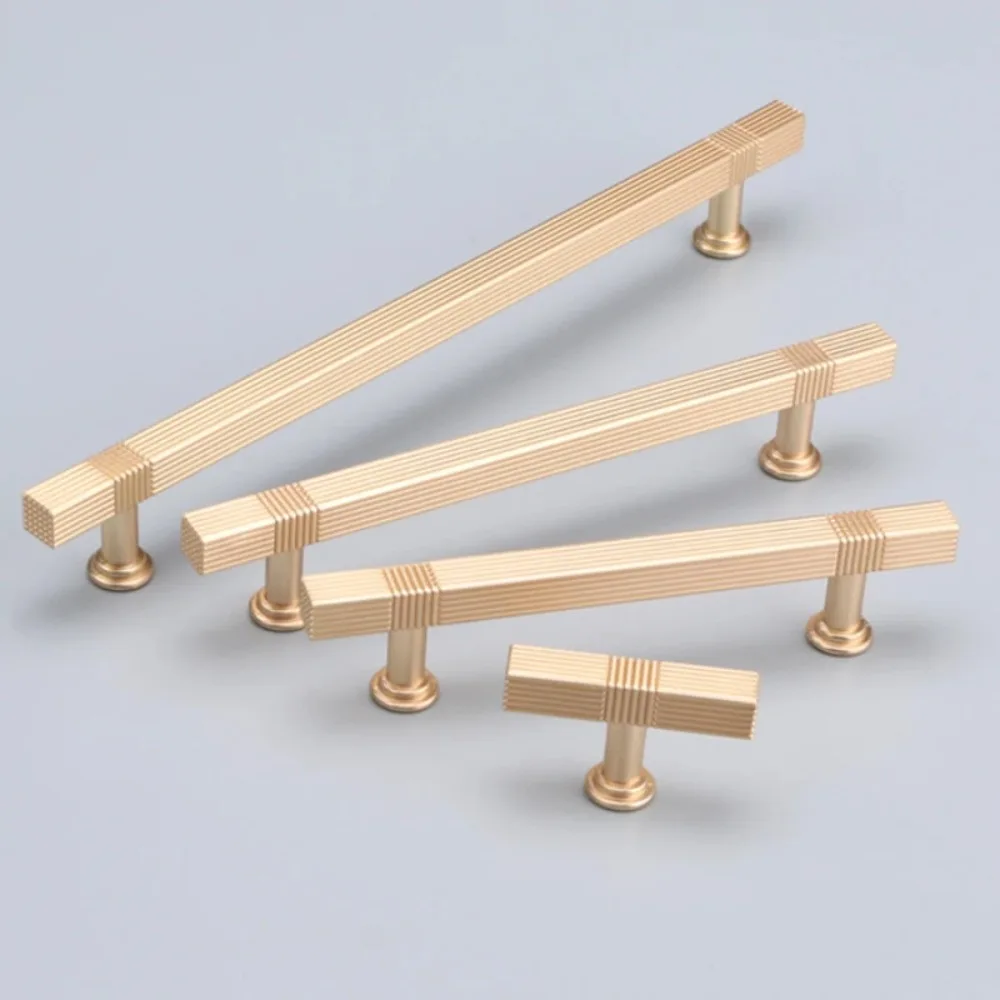 96-192mm Hole Distance Square Fringe Handles for Cabinets and Drawers High End Zinc Alloy Kitchen Handles Cabinet Hardware