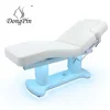 Heating 4 Motors Electric Control Luxury Massage Bed Cosmetic Spa Bed With Light And Chair 4