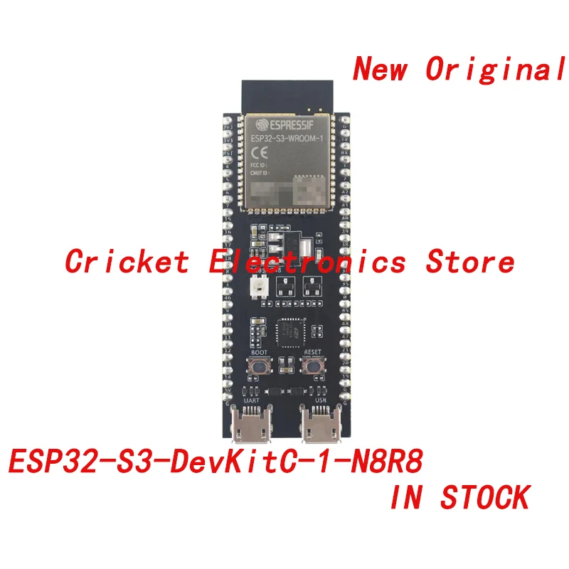 

Флэш-память ESP32-S3-DevKitC-1-N8R8, флэш-память 8 Мб, Восьмиядерный PSRAM, с контактным разъемом