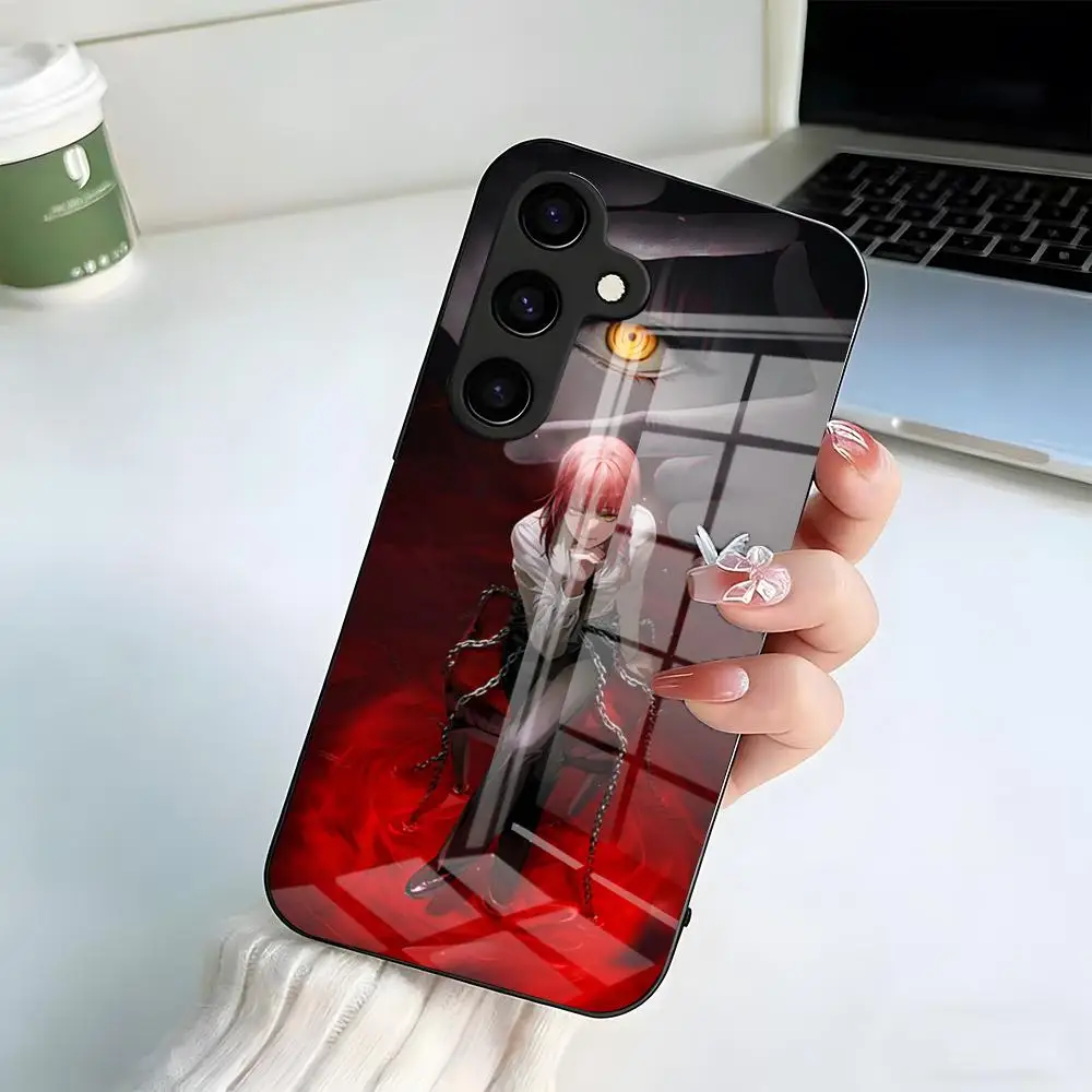 Chainsaw Man Makima Shockproof Glass Phone Case