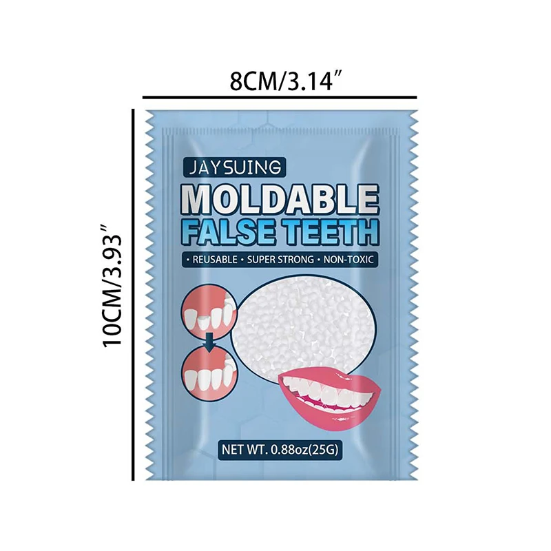 Kit de réparation de dents manquantes temporaires, 25g, fausses dents — free download