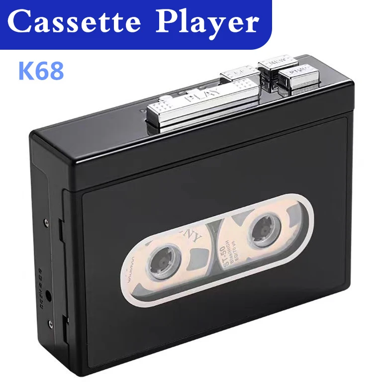 あ*こ様 ウォークマン　カセットテープTYPE K68レトロウォークマンテーププレーヤー、再録音、多機能