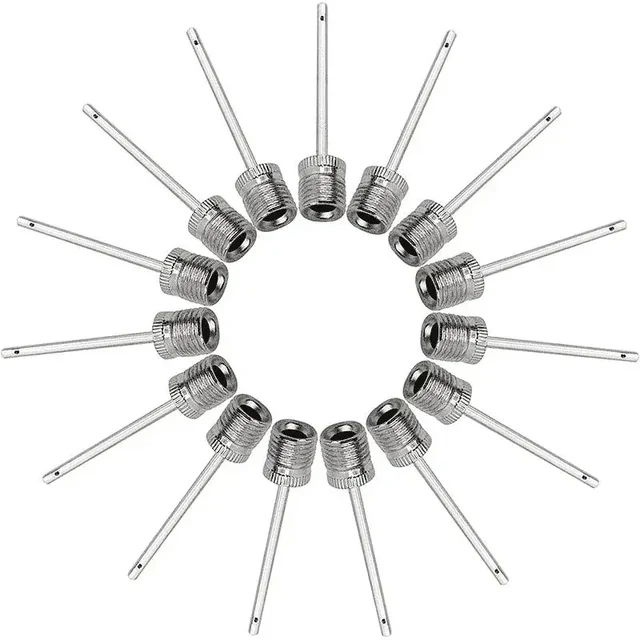 A Set Basketball Metal Inflatable Needle Pump Yoga Ball Air Valve Adapter Volleyball Ball Inflation Pump Football Practical Tool 5