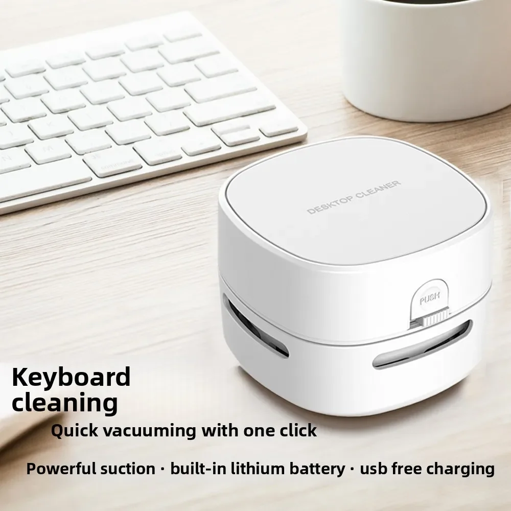 Wireless Mini Handheld Vacuum Cleaner Rechargeable Portable Desktop Cleaning Brush All in One Household Mini Vacuum Cleaner