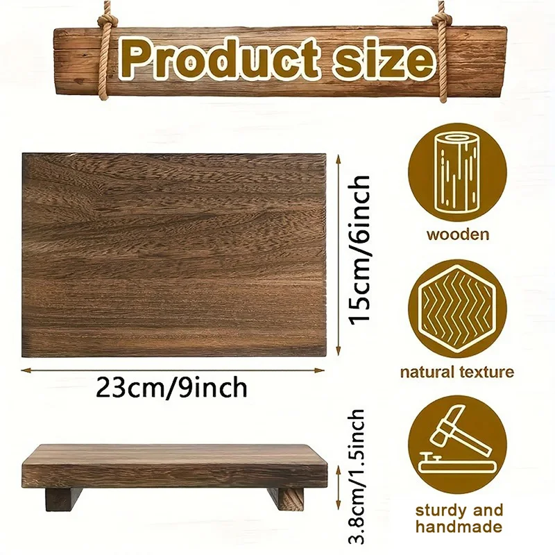 Wooden Bathroom Tray Organizer Jewelry Storage Candle Holder Hand Soap Dispenser Countertop Trays Kitchen Home Decoration