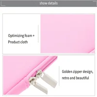 Housse de protection pour ordinateur portable 11/13/15 pouces, housse de protection souple rembourrée avec fermeture éclair, sac de transport pour ordinateur Compatible avec tablette pour ordinateur portable 6