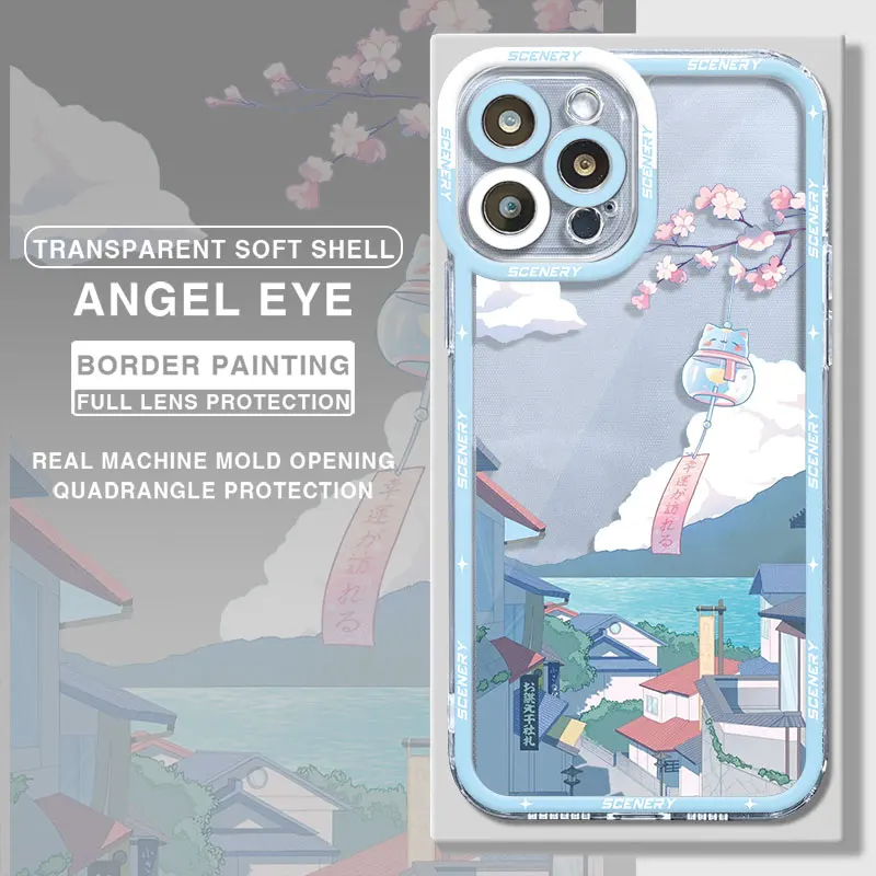 Aesthetic Scenery Clear Soft Phone Case