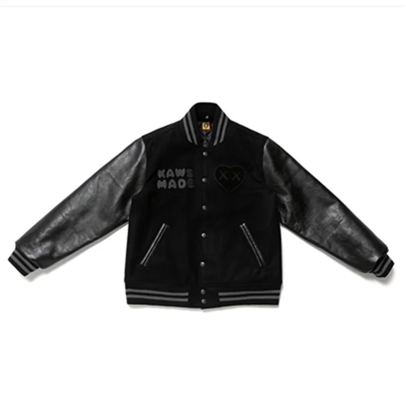 HUMAN MADE x KAWS Made Varsity Jacket #2 HUMAN MADE Men And Women