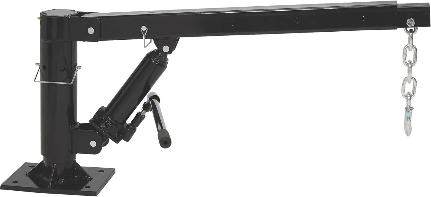 Tow Hydraulic Pickup Truck Crane 1000-Lb. Capacity