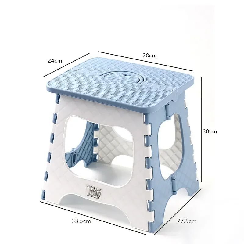 Household Folding Stool Thickened Plastic Outdoor Fishing Camping Portable Bench Children's Adult