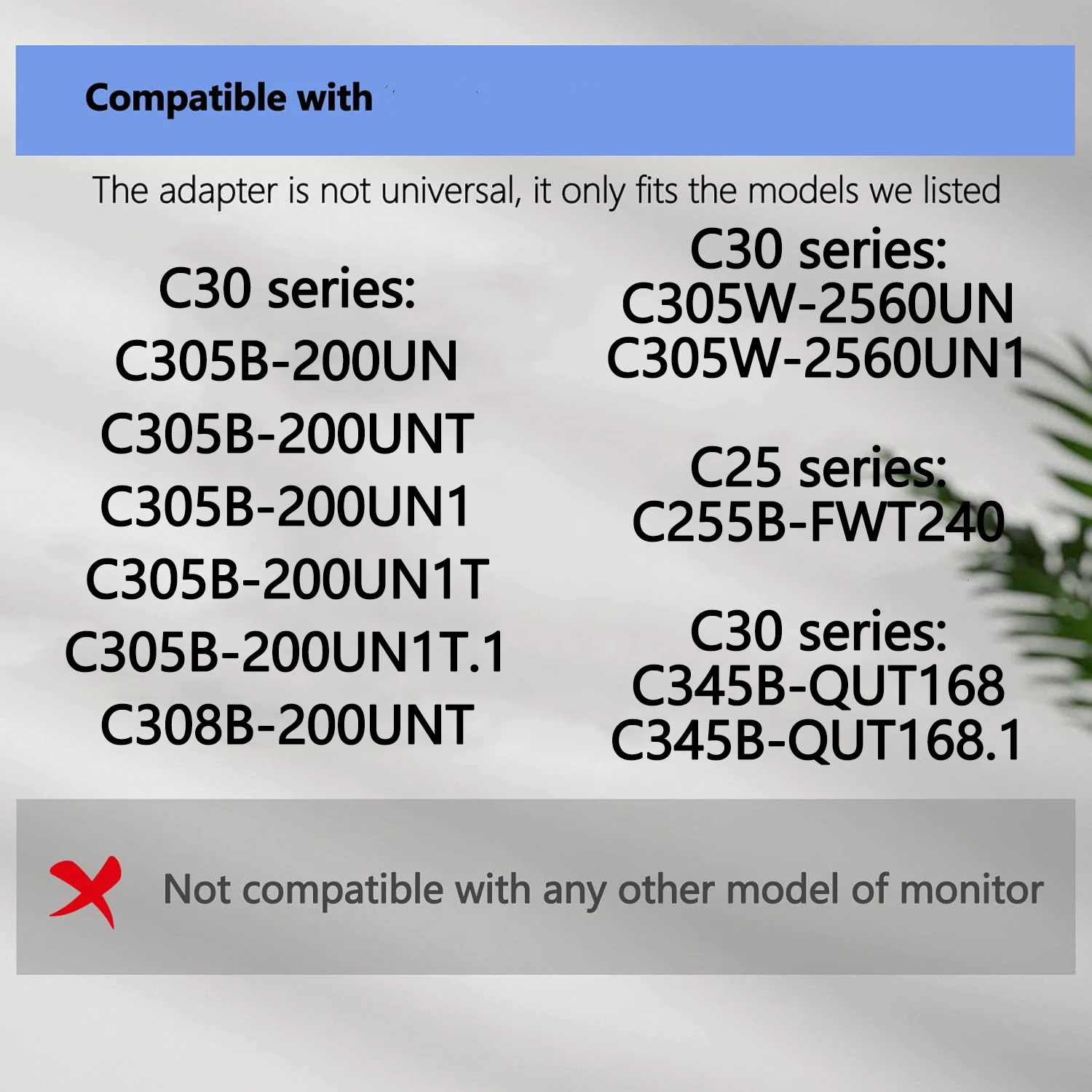 Sceptre C25 C30 C34 C255B-FWT240 C305B-200UN 모니터용 새로운 벽걸이 브래킷 모니터 암용 VESA 어댑터 75x75 및 100x100