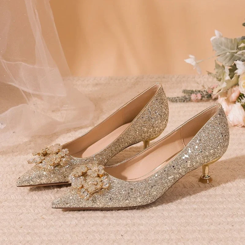 chinese dress ladies Pretty Wedding Shoes with Kitten Heels | Paisley