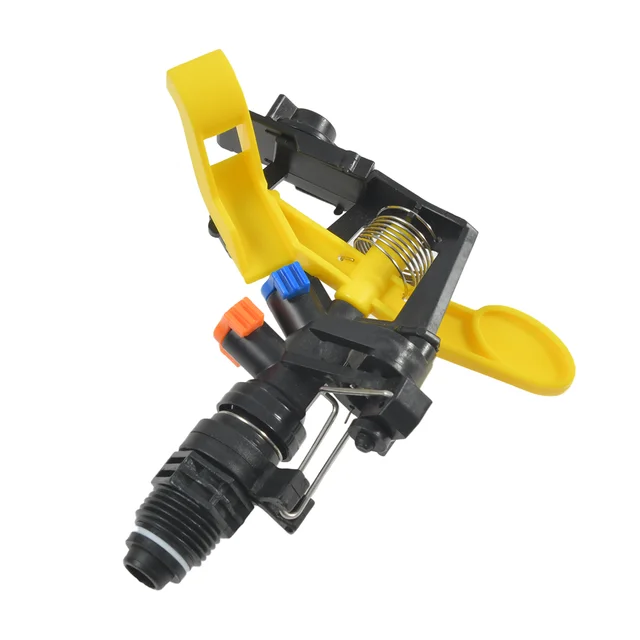 1 Pc Double Outlet Rocker Fúvóka 360 Fokos Forgó Sugárhajtású Mezőgazdasági Kert Öntözés 1/2 & Quot - Image 2