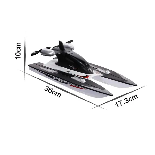 Collision-Resistant 1 Set Eco-friendly High Speed Remote Control Boat Anti-interference Children Gift 6