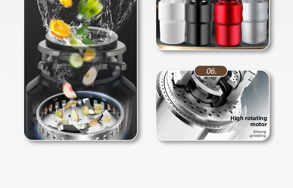 Description Picture 6 of itemKitchen Food Waste Disposer Turbo Drain Silent Garbage Grinder for Home Sink