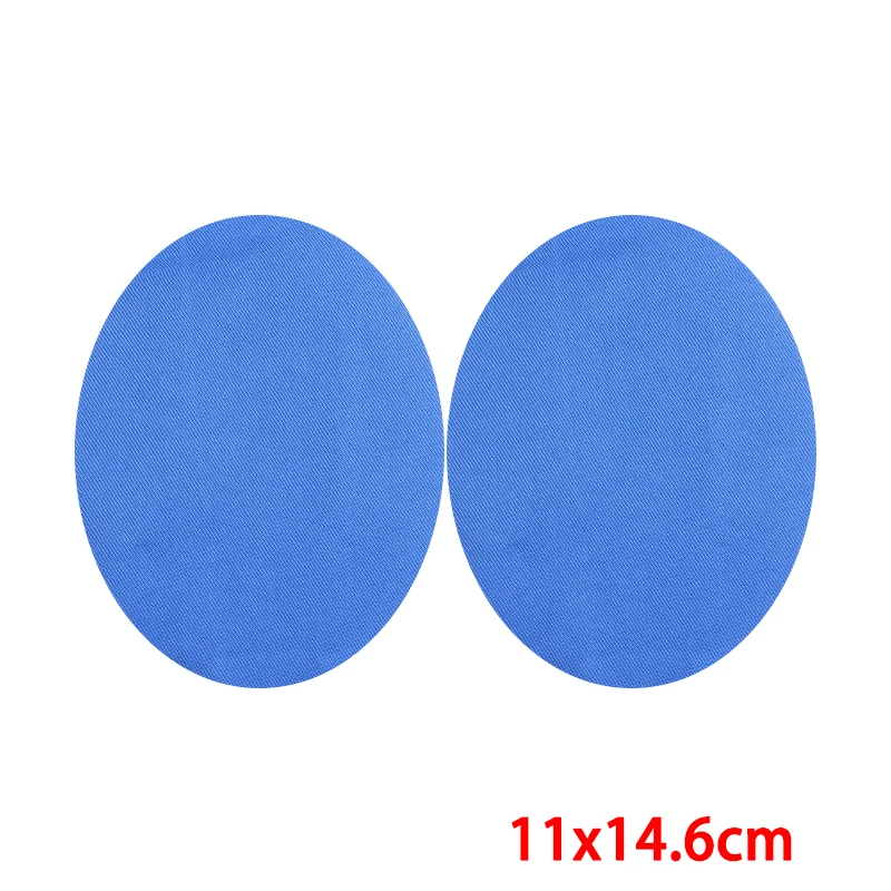 30 Farbe 2 stücke Ellbogen Patches Knie Applique Patch Jean Eisen auf Patch Reparatur Hosen Kleidung DIY Stoff Näh zubehör – Detail 31