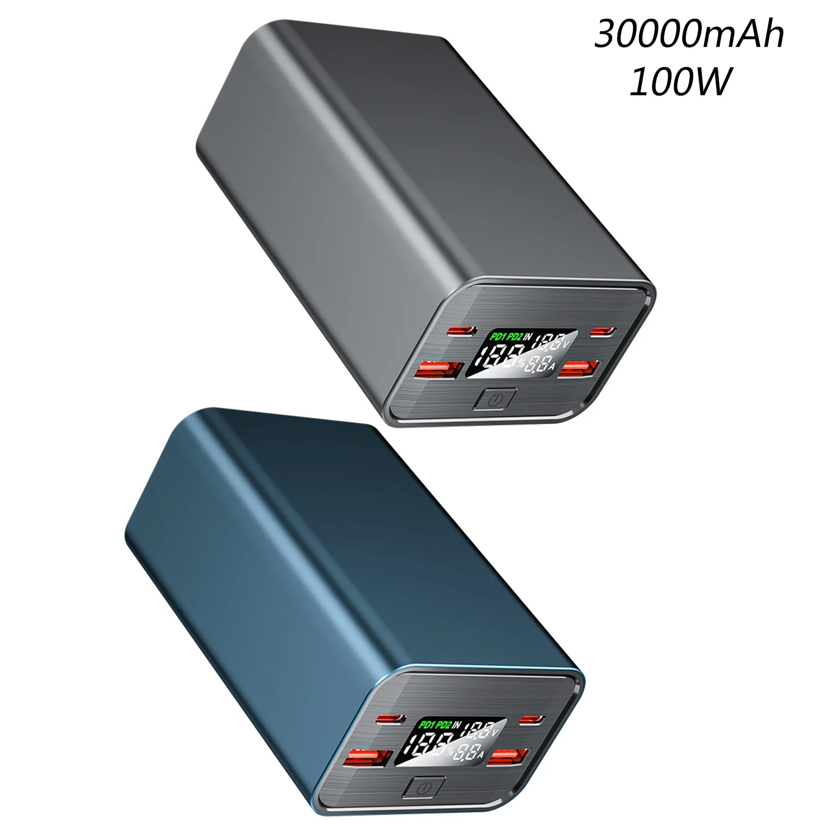 

Внешний аккумулятор с портом USB Type-C, 30000 мАч, 100 Вт