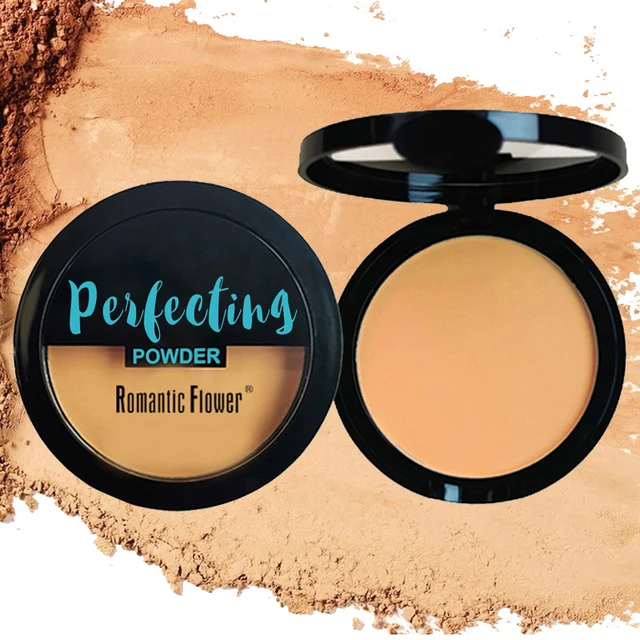 3-farbiger dunkler Puder Bronze Puder dunkle Haut Foundation Oil Control Concealer erhellen das Gesicht erstellen drei dimensionale Make-up