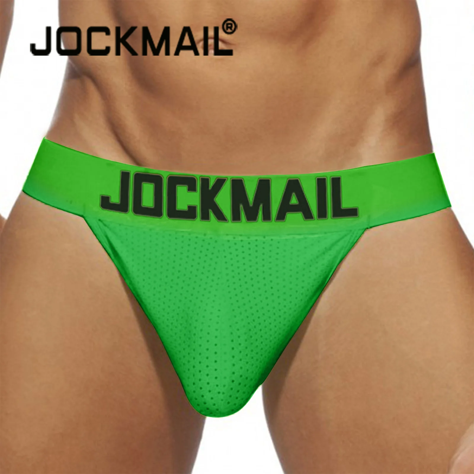 

Трусы-боксеры JOCKMAIL мужские, летнее нижнее белье с выпуклым мешочком, Молодежные дышащие брифы, разные цвета