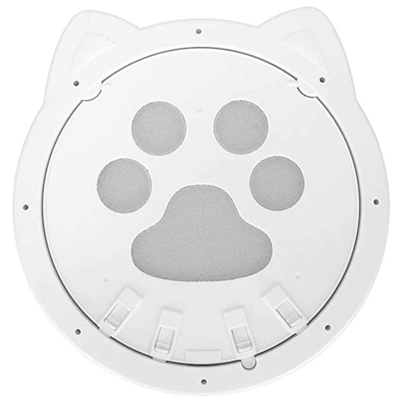 4 דרכים נעילה דפוס כף חתול קטנה דלת חיות מחמד גור לדלת פנימית חיצונית דלת חלון נעילה בטוחה שער כלב מסך דלת