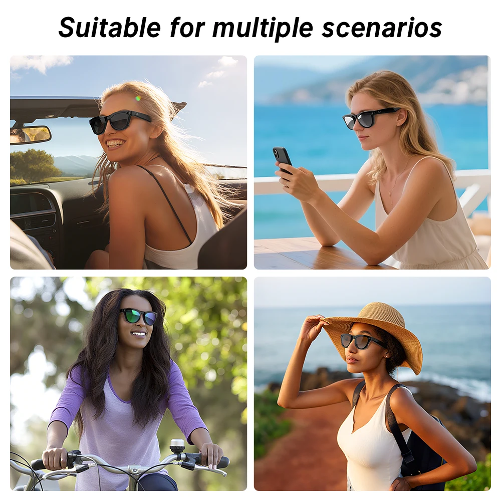HiBLOKS For Skyler RW4010/RW4014 (Gen 2) Smart Glasses Clip UV Protection Sungl