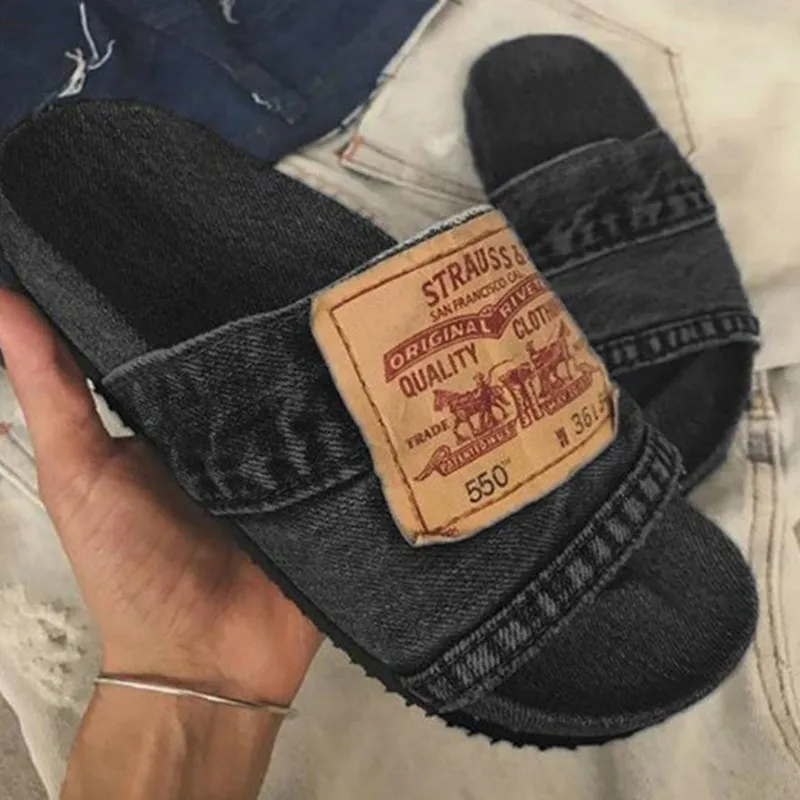 2024 Boutique Summer Women's Slippers New High Quality Thick-soled Women's Shoes Fashion Trend Non-slip Casual Sandals