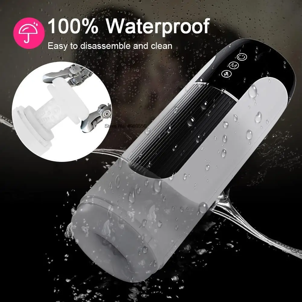 Vibration Automatic hine Blowjob Pussy Moaning Masturbation Cup Adult Men Sex Calciner Telescopic Male Mas_voghion.com