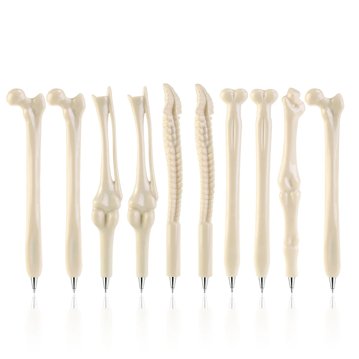 

10 шт., новинка, искусственные ручки, ручки для письма, Рождество