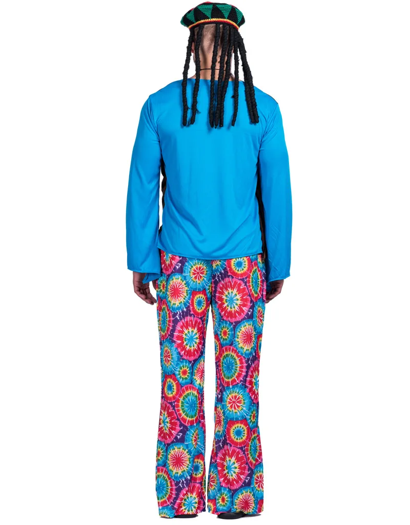 Elvis Presley 70s Disco Costume Set For Men - Retro Shirt Bell - Foto 12