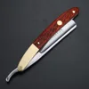 Redwood Handle Traditional Shaver Men's Manual Shaver Carbon Steel Manufacturing Shaver 3