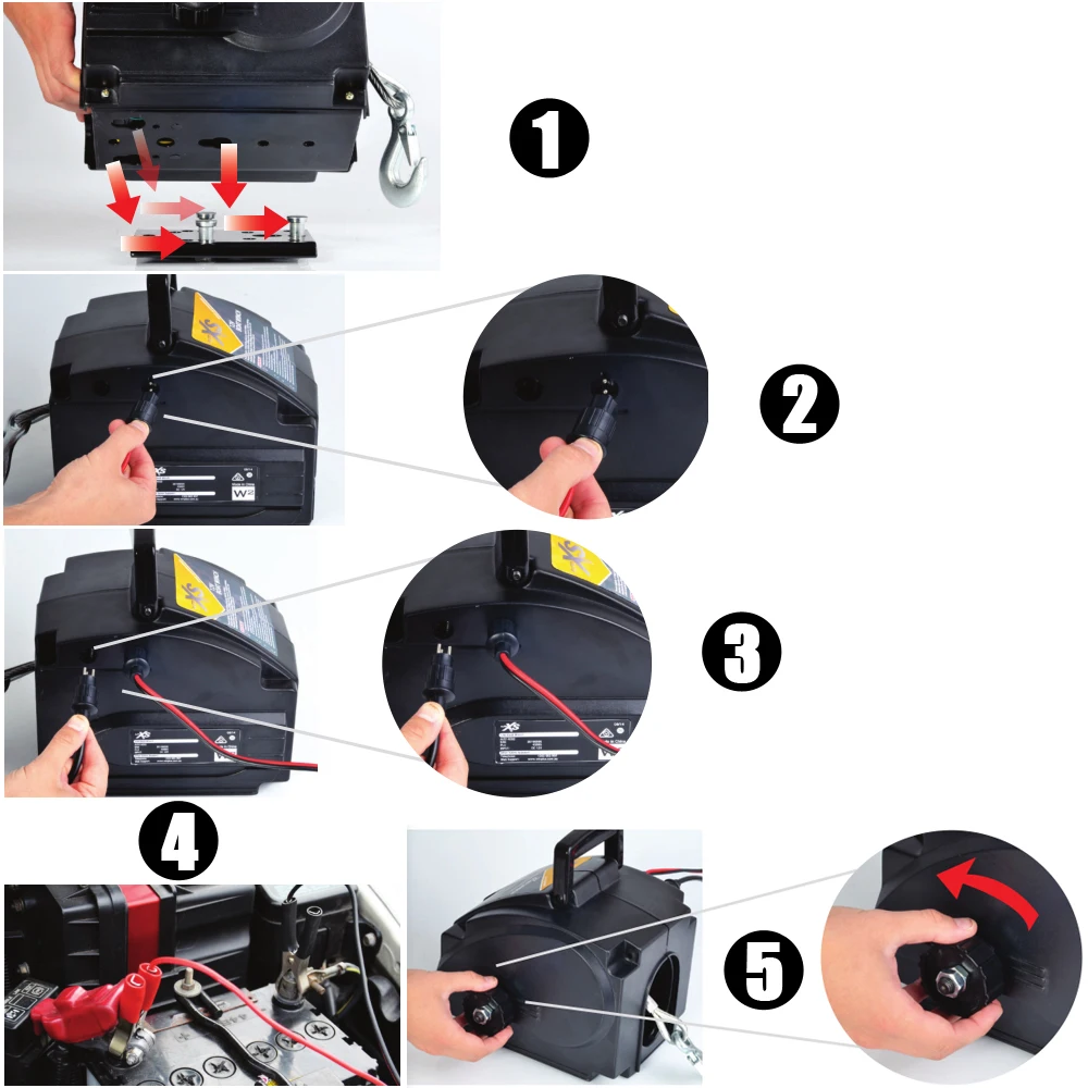 Sd1a36664f31544188f5fed99eb7c6752g Portable Electric Winch 2000LB Remote Towing Hitch Truck Trailer Boat 12Volt Electric Winch Traction Hoist Mallzona