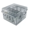 Grid Base Storage Box for 8Pcs Hair Clipper Trimmer Limit Comb Guide Comb Barber Tool for Wahl Guide Combs 1