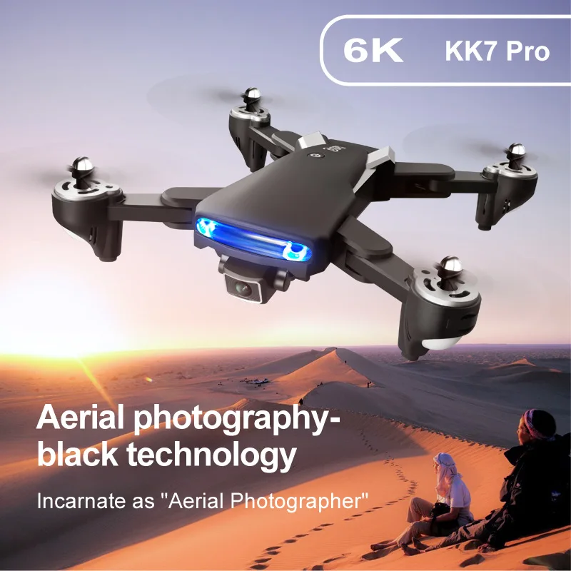 KK7 PRO UAV 4K/6K HD aerial photography ultra-far 500 meters flight distance GPS intelligent positioning quadcopter remote contr 2.4 g remote control quadcopter